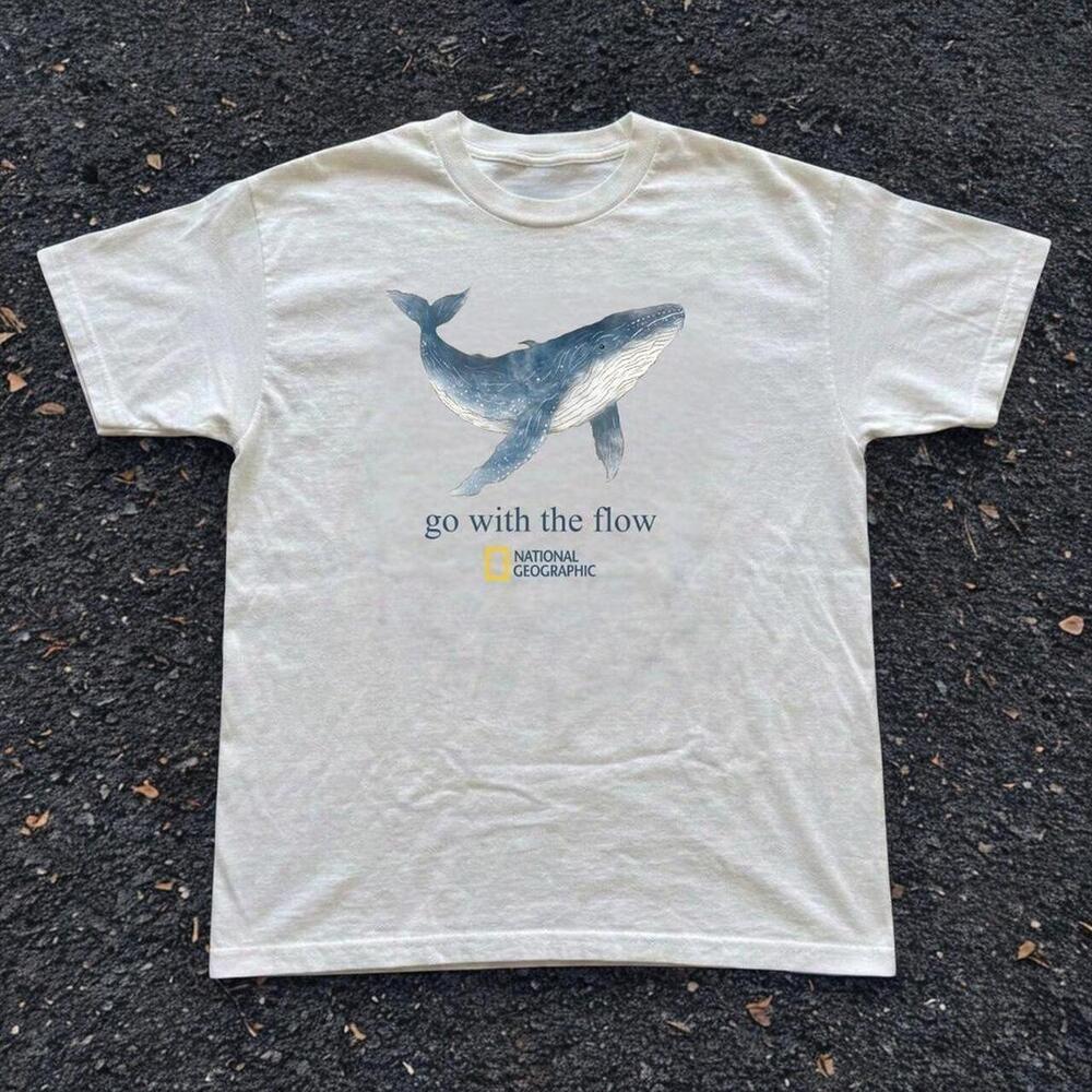 National Geographic Blue Whale Graphic Tee